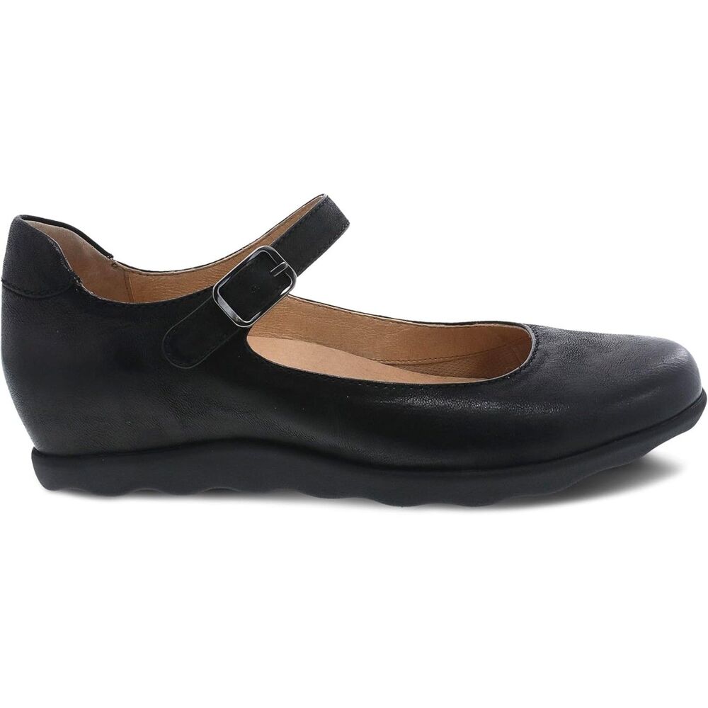 New Dansko Marcella Leather Mary Jane Wedge Shoes Size 37 US 6.5 - 7 Comfort